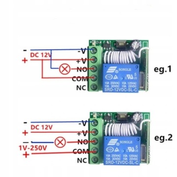 РАДИО ПУЛЬТ ДИСТАНЦИОННОГО УПРАВЛЕНИЯ 12В РАДИО ВЫКЛЮЧАТЕЛЬ