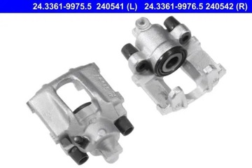 2X TŘMENY BRZDY ATE ZADNÍ L+P DO CITROEN FIAT LANCIA PEUGEOT 806