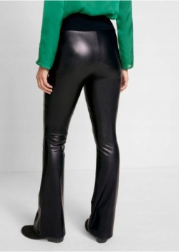 Bonprix 36 LEGGINSY CIĄŻOWE ZE SZTUCZNEJ SKÓRY