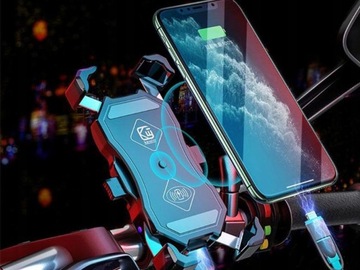 ДЕРЖАТЕЛЬ ДЛЯ ТЕЛЕФОНА С GPS ДЛЯ МОТОЦИКЛА ЗАРЯДНОЕ УСТРОЙСТВО KEWIG