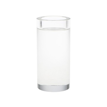 Cylindryczny świecznik kryształowy Świecznik na podgrzewacze Tealight 120mm