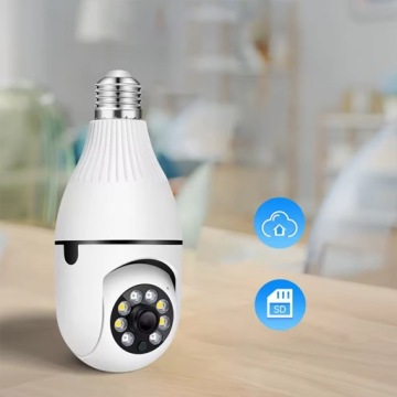 ВРАЩАЮЩАЯСЯ ВНУТРЕННЯЯ КАМЕРА 64G WIFI ЛАМПА 1080P РЕЗЬБА E27 НОЧНОГО ВИДЕНИЯ