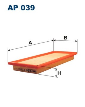 AP039 ФІЛЬТЕР ПОВІТРЯ 