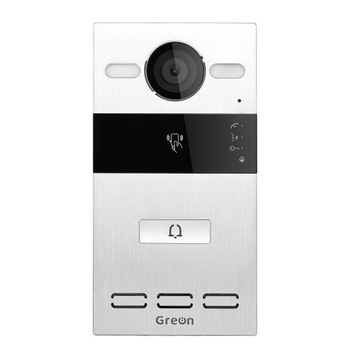 IP ВИДЕОДОМОНОН ELFON GREON односемейный RFID TUYA накладного монтажа