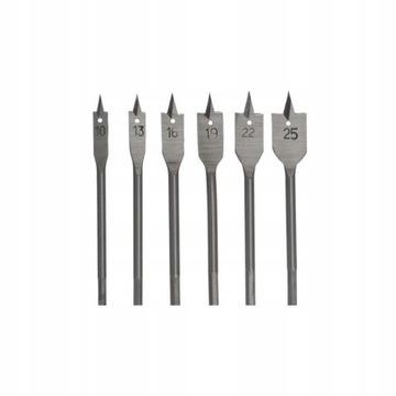 AWTOOLS WIERTŁA ŁOPATKOWE 10-25mm 6szt. AW40522