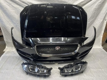 PRZÓD KOMPLETNY ZDERZAK MASKA LAMPY JAGUAR F-PACE