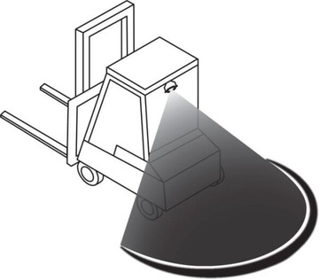 Лампа безопасности 20Вт RED ARC LINE LA10603