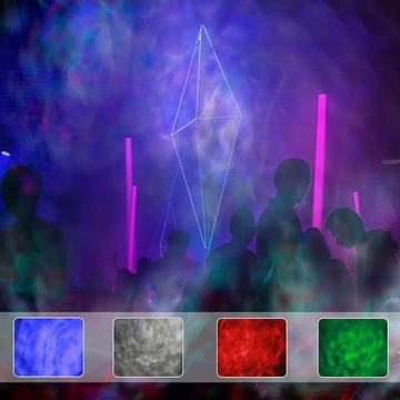 СВЕТИЛЬНИК ДЛЯ ДИСКО С ЭФФЕКТОМ ВОДЫ В РИТМЕ МУЗЫКИ LED 7 ЦВЕТОВ