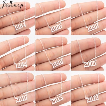 Personalize Year Number Necklaces for Women