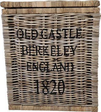 Деревенский сундук из ротанга в старом замке Хэмптона, 1820 г.