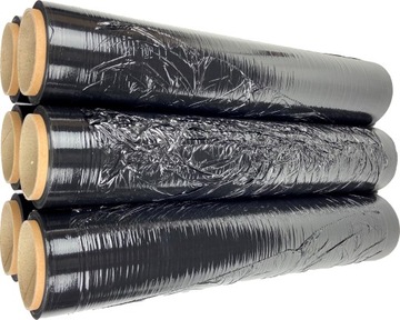 FOLIA STRETCH 1,5 KG strecz CZARNA MOCNA 23 um