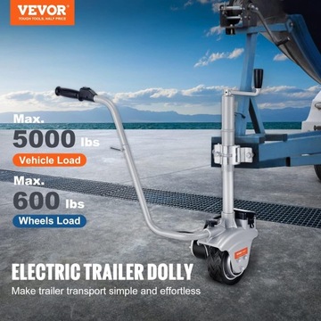 Опорное колесо VEVOR для прицепа 350Вт 2268кг 1,6м