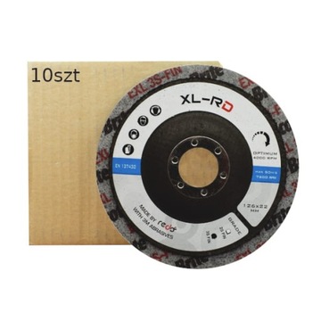 DYSK XL-RD WŁÓKNINA SPRASOWANA 126x6x22 3S FIN Opakowanie zbiorcze 10 szt