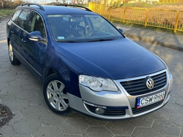 Volkswagen Passat B6 Variant 2.0 TDI PD-DPF 140KM 2006 Volkswagen Passat Zarejestrowany Klimatronic