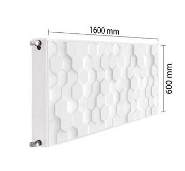 OSŁONA MAGNETYCZNA NA GRZEJNIK 160x60 BIAŁA 3D MATA MAGNES