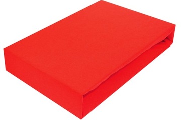 Prześcieradło Jersey gumką 90x200 Drymex czerwone