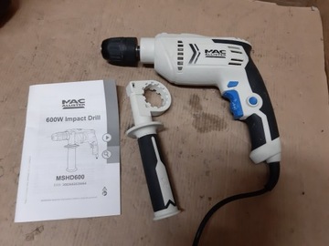 MACALLISTER MSHD600 УДАРНАЯ ДРЕЛЬ + КОРПУС