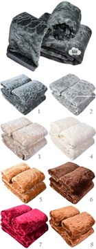 Комплект плюшевых пледов на диван и кресла ЭЛВЕЙ