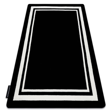 DYWAN ELEGANCKI GLAMOUR MIĘKKI DO SALONU 80x150 RAMKA czarny #GR4762