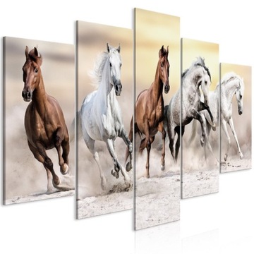murando OBRAZ KONIE W GALOPIE 200x100 g-C-0224-b-m