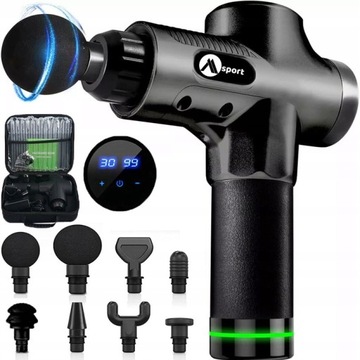 PISTOLET DO MASAŻU MOCNY MASAŻER MASSAGE GUN PRO