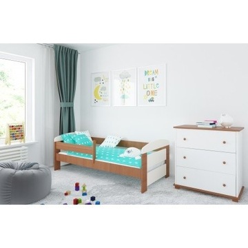 Łóżko dziecięce KASIA 140x70 + materac barierka