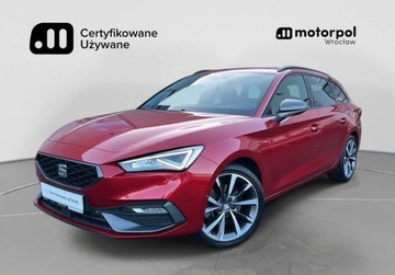 Seat Leon IV Sportstourer 2.0 TSI 190KM 2022 Seat Leon FR Pakiety, FV 23, GPS, Ambiente, ACC, Kassy, Wirtual kokpit,Ka