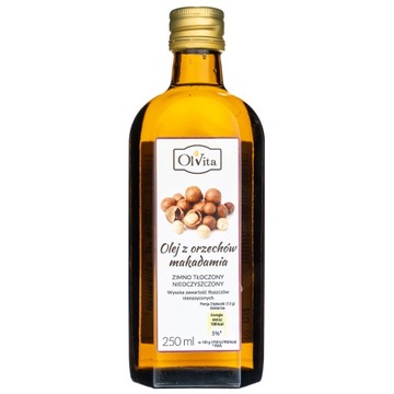 OLVITA OLEJ Z ORZECHÓW MACADAMIA NIEOCZYSZCZONY