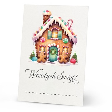 ПОДАРОЧНЫЕ ЭТИКЕТКИ праздники Новогодние бирки (10 шт.)