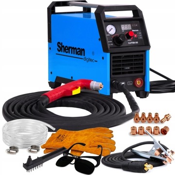 PRZECINARKA PLAZMOWA PLAZMA PLASMA SHERMAN CUTTER 50 45A 12MM 230V HF ALU