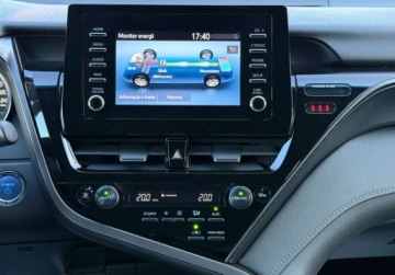 Toyota Camry IX Sedan 2.5 Hybrid Dynamic Force 218KM 2021 Toyota Camry salon Polska, FV-VAT 23, serwis ASO, Gwarancja 2.5 Hybryda, zdjęcie 6