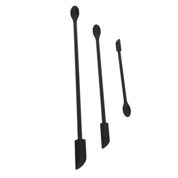 Набор из 3 мини-железных силиконовых лопаточек.