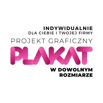 PROJEKT GRAFICZNY TWÓJ PLAKAT PLAKATU A3 A2 A1 B2 PRZYGOTOWANY DO DRUKU