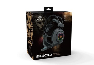 Aula S600 Gamingowe słuchawki przewodowe 7.1 USB