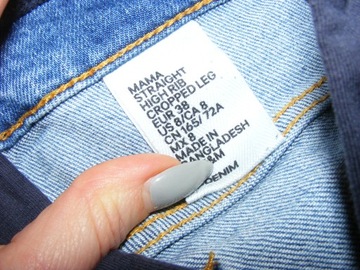 Spodnie damskie jeansy ciążowe UK 10-38 M H&M