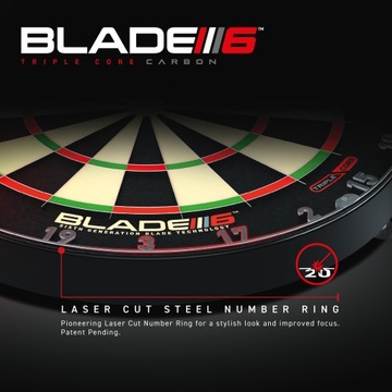 Profesjonalna Tarcza Dart Sizalowa Winmau BLADE 6 Triple Core