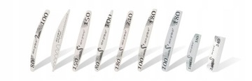 Aba Group 180/240 Пилочки для ногтей в форме полумесяца, 25 шт., стандартная фольга