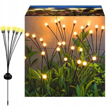 Lampa solarna wbijana LIU 75 cm 2 szt.