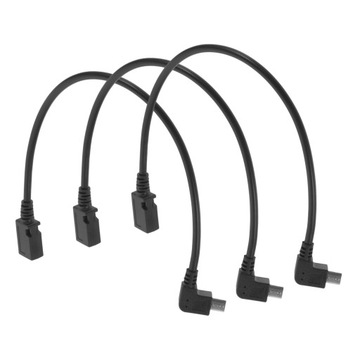 3 SZT. KĄTOWY KĄT MICRO USB KABEL MICRO USB