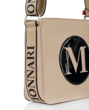 SPORTOWA Damska TOREBKA crossbody LISTONOSZKA MONNARI PREMIUM Beżowa