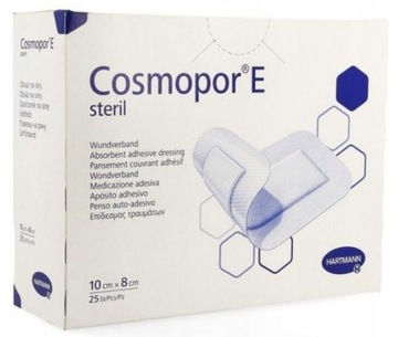 COSMOPOR E Steril opatrunek 10cm x 8cm 25szt