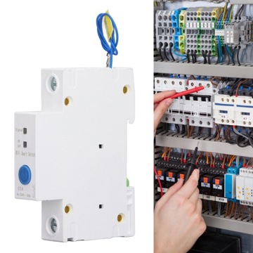 WiFi Smart Circuit Breaker 1P DIN Rail Mount APP Remote Control Time Relay