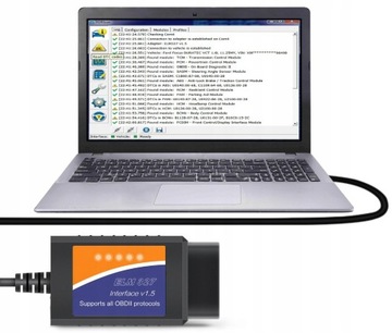 ELM 327 ДИАГНОСТИЧЕСКИЙ КАБЕЛЬ OBD2 V1.5 ИНТЕРФЕЙС USB CAN USB VW OPEL AUDI