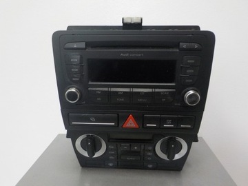 A3 II 8P KONSOLA ŚRODKOWA RADIO KOSZ PANEL 2 DIN