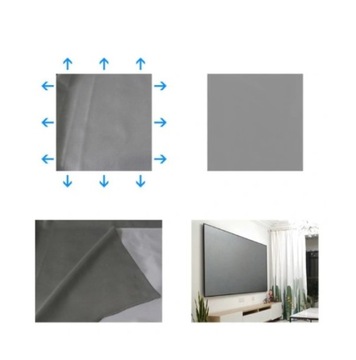 ПРОЕКЦИОННЫЙ ЭКРАН 16:9 Портативный 130 ДЮЙМОВ С ПРОТИВОСВЕТОМ — высокое качество изображения