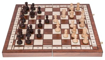 SQUARE - Szachy drewniane TURNIEJOWE NR 4 CLASSIC