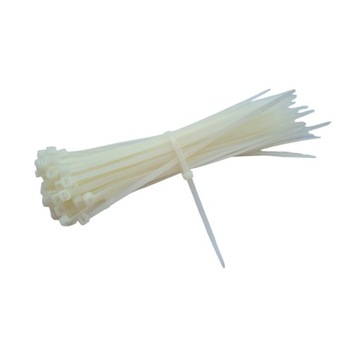 Białe Opaski kablowe nylonowe 7,6x550mm MOCNE DŁUGIE GRUBE TRYTYTKI