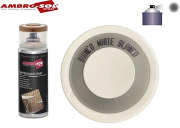 LAKIER DO DREWNA SPRAY LAZURA BIAŁA 400ml