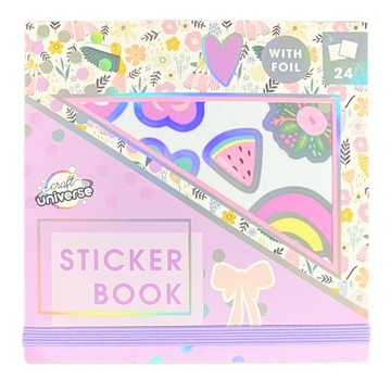 NAKLEJKI OZDOBNE FOLIOWE PAPIEROWE BLOK NAKLEJEK BULLET JOURNAL MIX