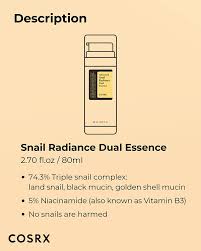 COSRX Advanced Snail Radiance Dual Essence, 80 мл